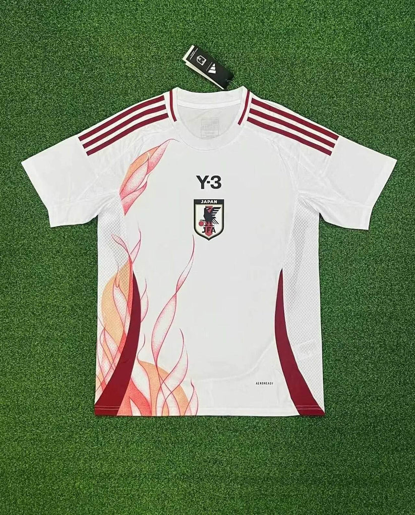 Maillot du Japon Y-3 Blanc et Rouge