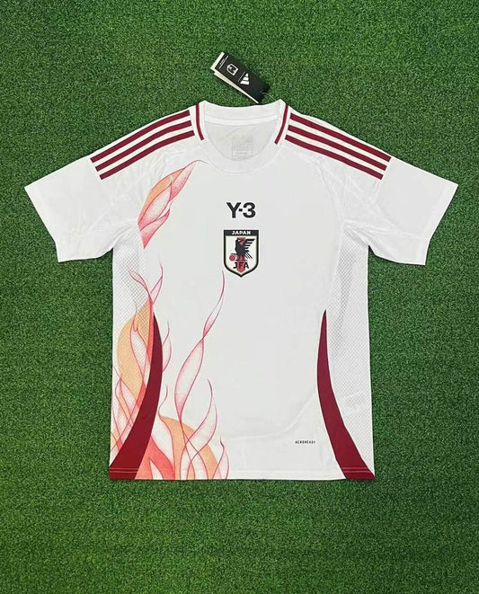 Maillot du Japon Y-3 Blanc et Rouge