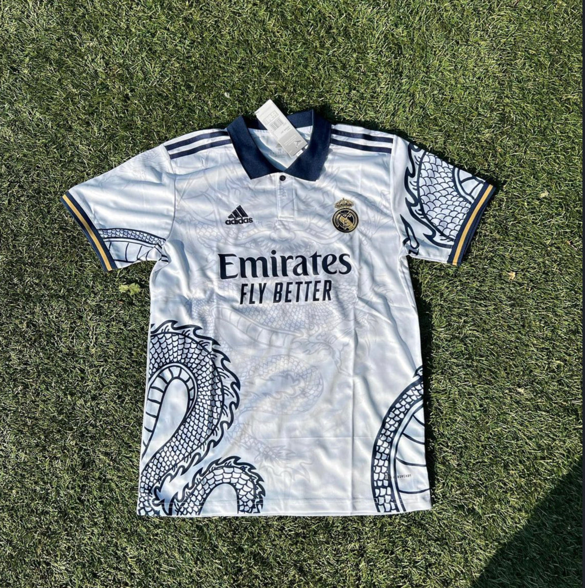 Maillot Real Madrid Dragon Blanc