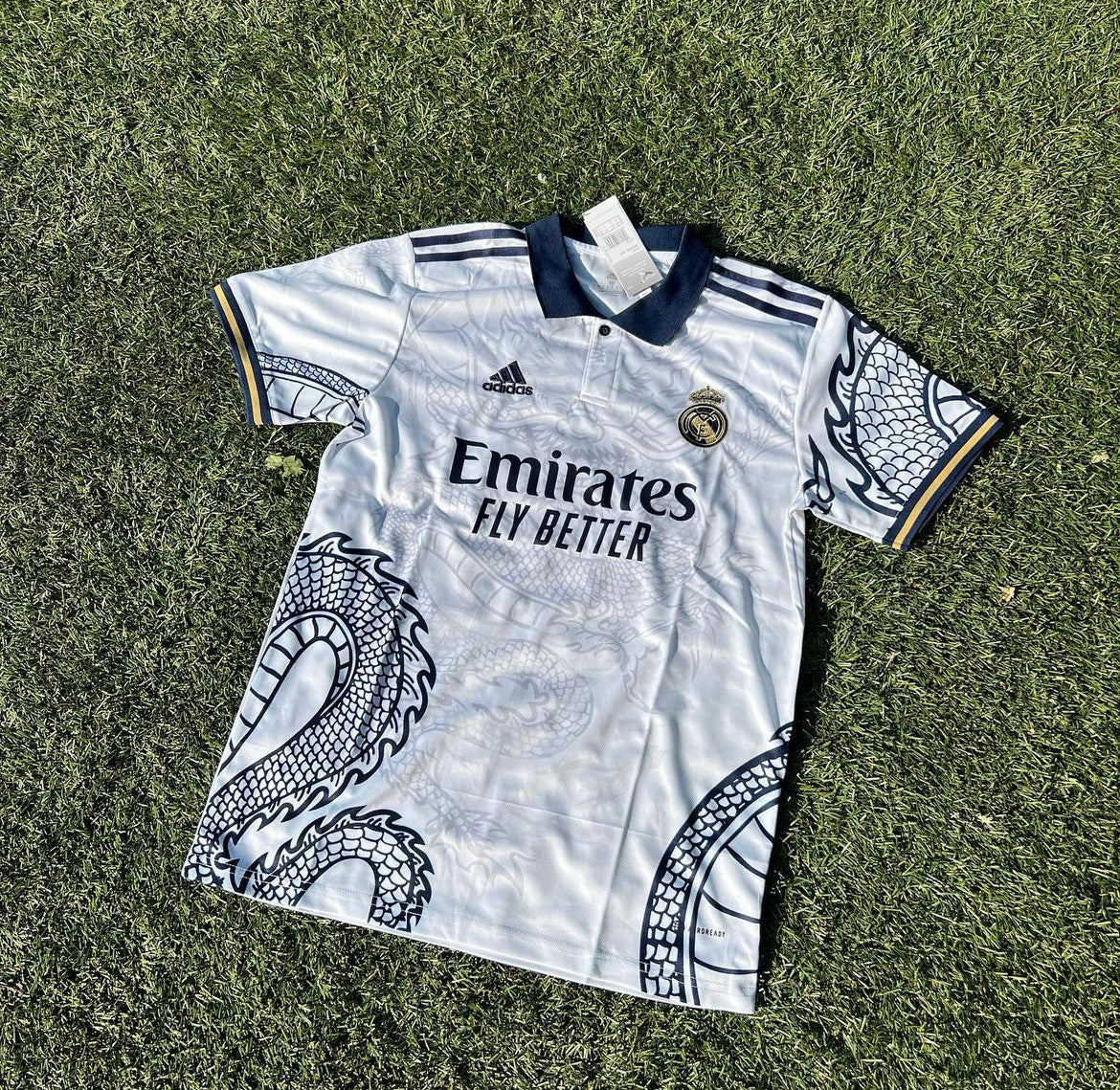 Maillot Real Madrid Dragon Blanc