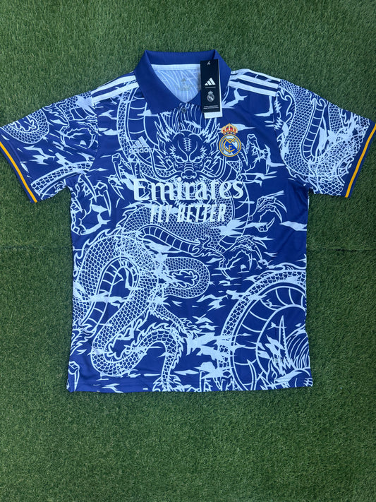 Maillot Real Madrid Dragon Bleu